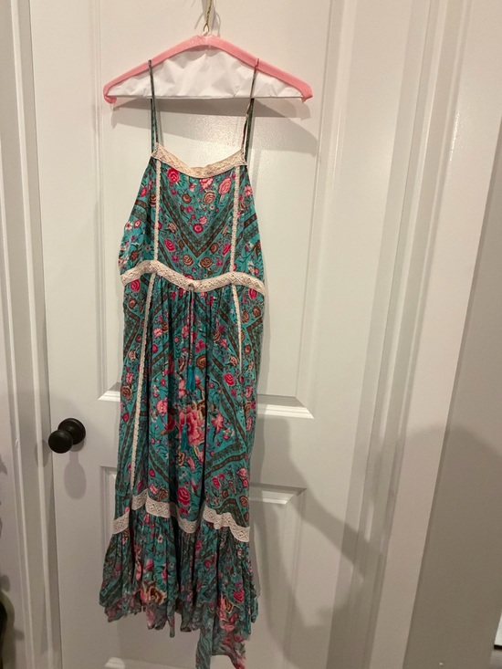 Spell Dresses & Skirts - Spell Babushka strappy midi Dress in Teal sz M